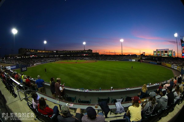Night sets in at Allentown. 
