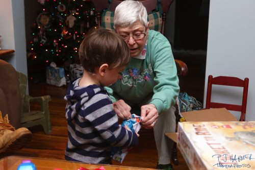 A little start to the opening of presents.