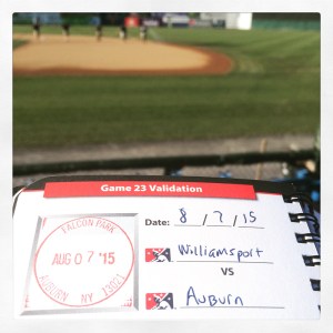 Always have to stamp in!