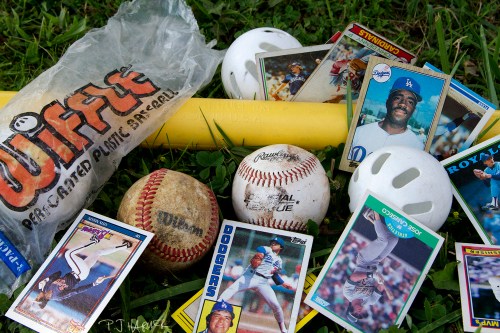 My childhood was filled with a lot of baseball things. 