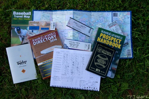 A lot of the items I'll take with me when going to a game. 