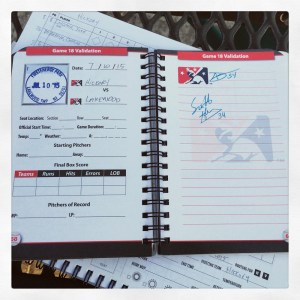 Grabbing a few signatures in the passport.