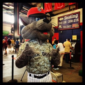 Rocky was easy to find.