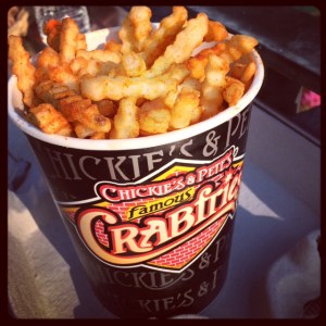 Mmm crab fries!
